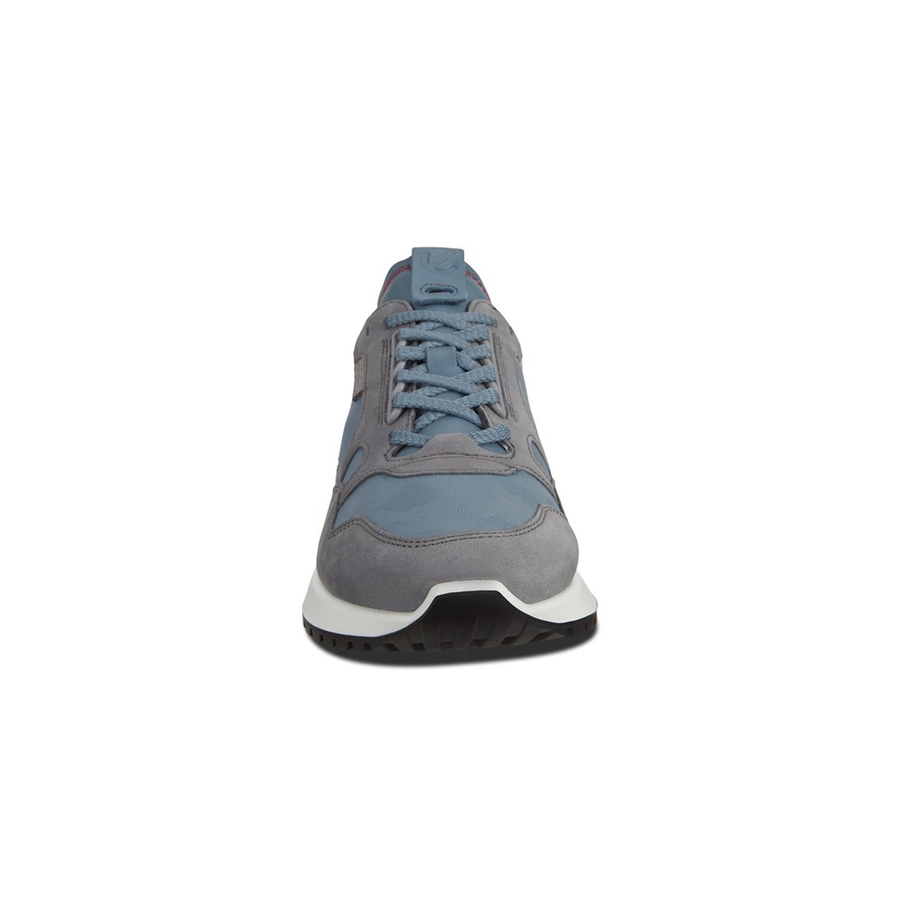 Tenis Hombre - ECCO Astirs - Grises/Azules/Rojos - LJF582137